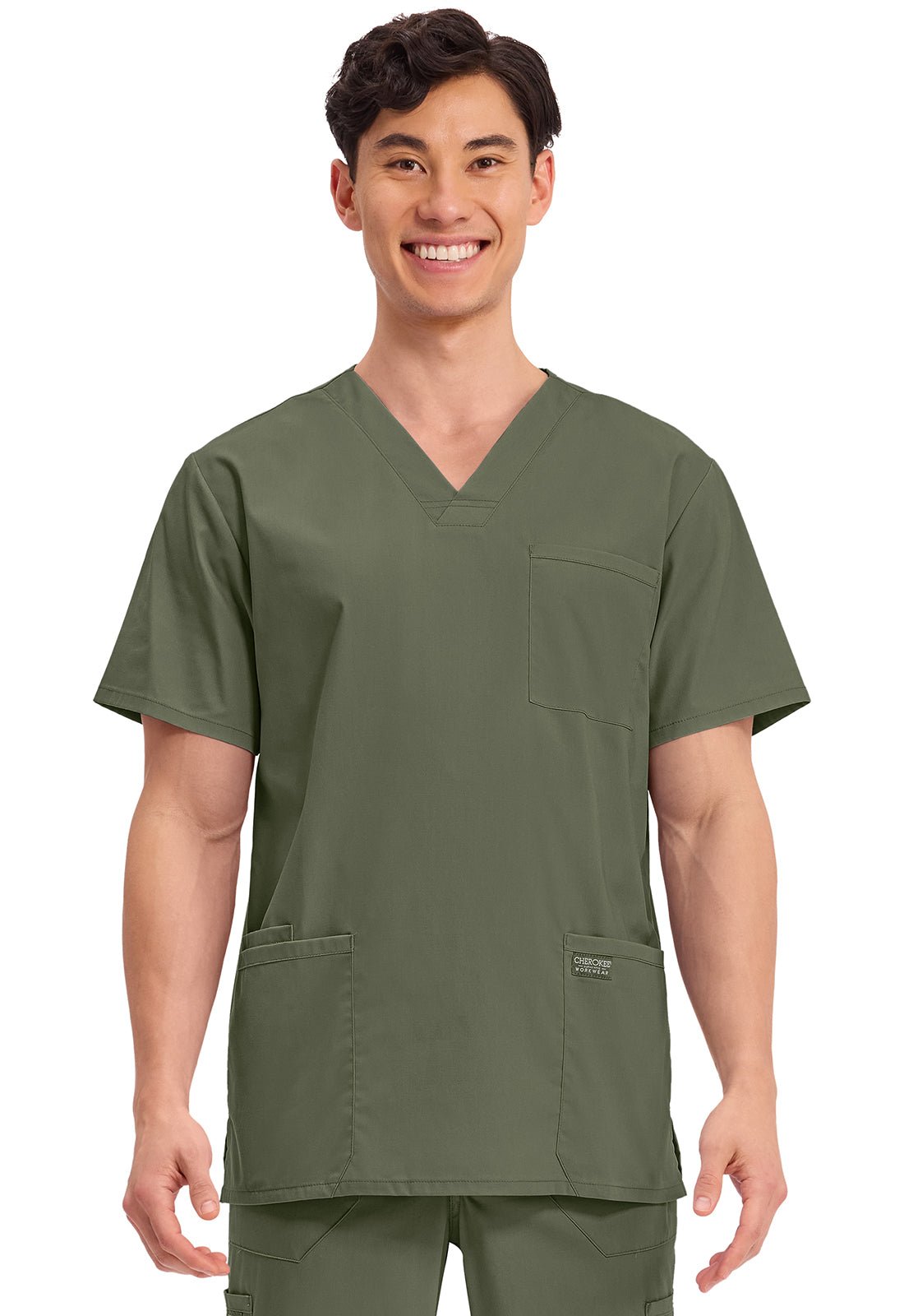 Cherokee WW Professionals Scrubs Men's V Neck Top WW695 - Scrubs Select