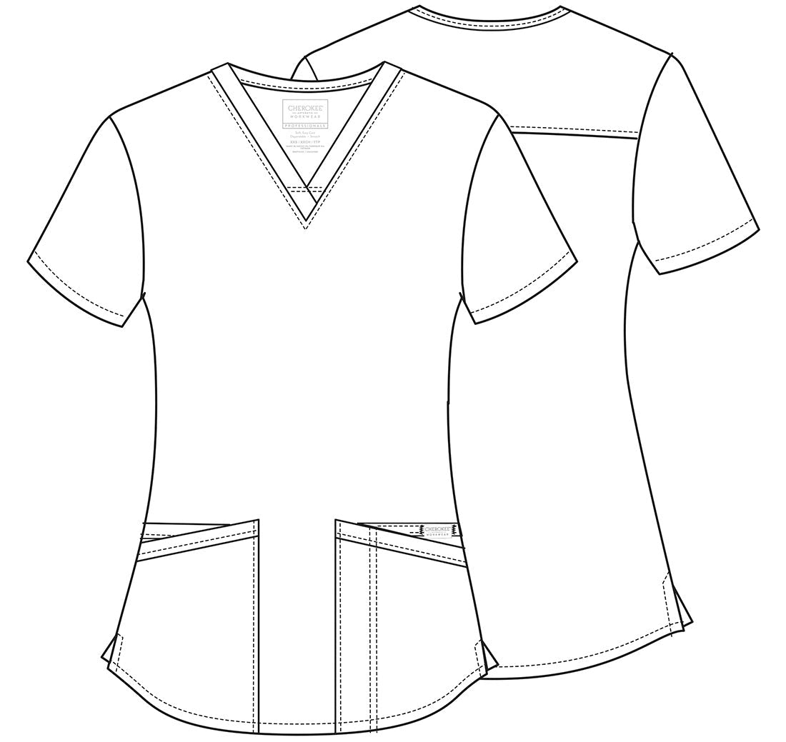 Cherokee WW Professionals Scrubs V Neck Top WW665 - Scrubs Select
