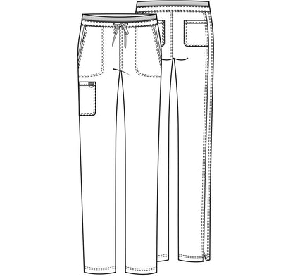 Cherokee WW Revolution Drawstring Scrub Pant WW105 in Grape, Pink, Berry, Teal - Scrubs Select