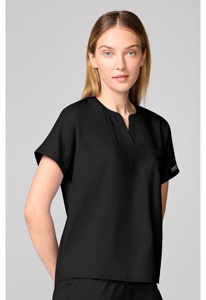 Cherokee WW Revolution Mandarin Collar Top CK00038 - Scrubs Select