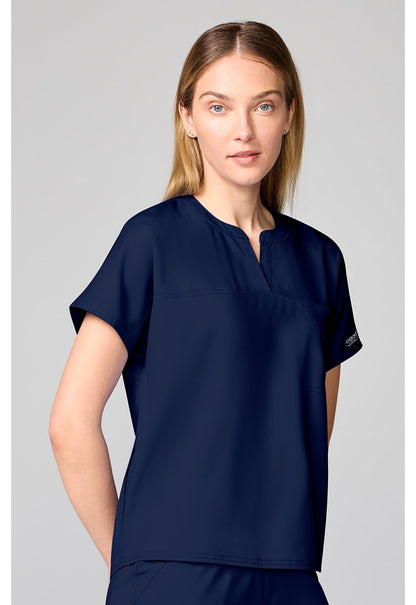 Cherokee WW Revolution Mandarin Collar Top CK00038 - Scrubs Select