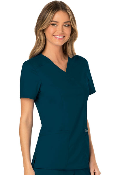 Cherokee WW Revolution Mock Wrap Top WW610 - Scrubs Select