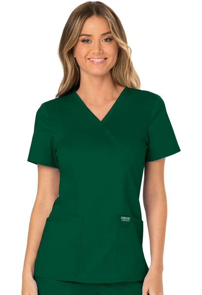 Cherokee WW Revolution Mock Wrap Top WW610 - Scrubs Select
