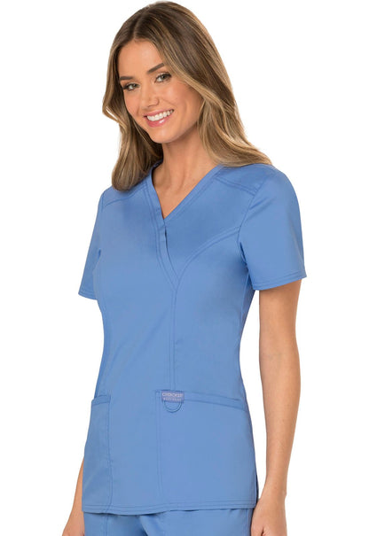 Cherokee WW Revolution Mock Wrap Top WW610 - Scrubs Select