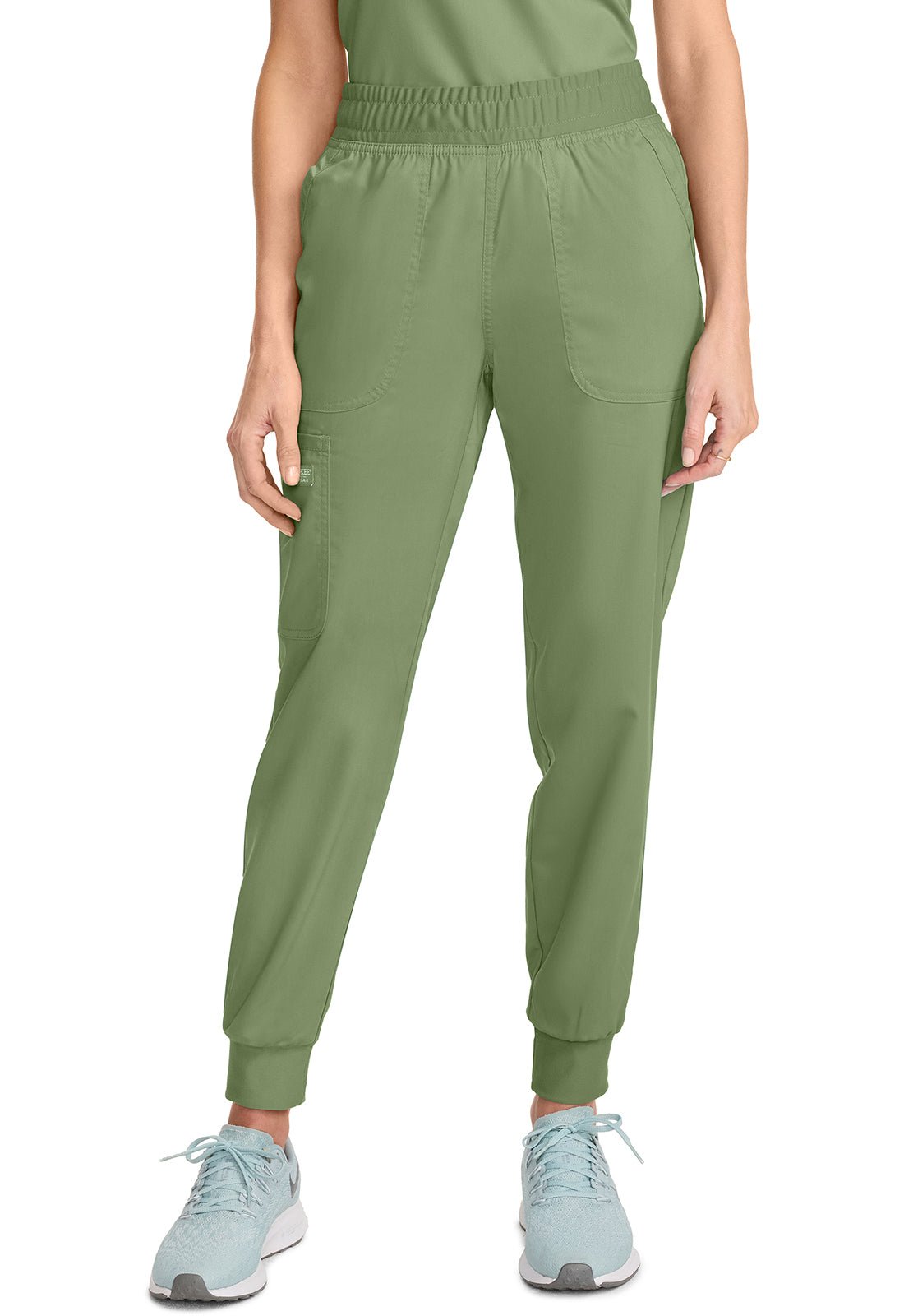 Cherokee WW Revolution Scrubs Jogger Pant WW115 in Celery, Pink, Sweet Berry - Scrubs Select