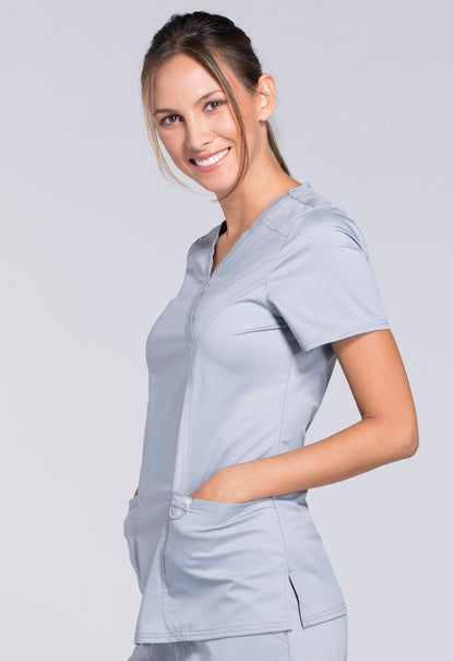 Cherokee WW Revolution Scrubs Mock Wrap Top WW610 - Scrubs Select