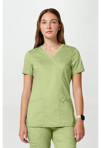 Cherokee WW Revolution Scrubs Mock Wrap Top WW610 - Scrubs Select