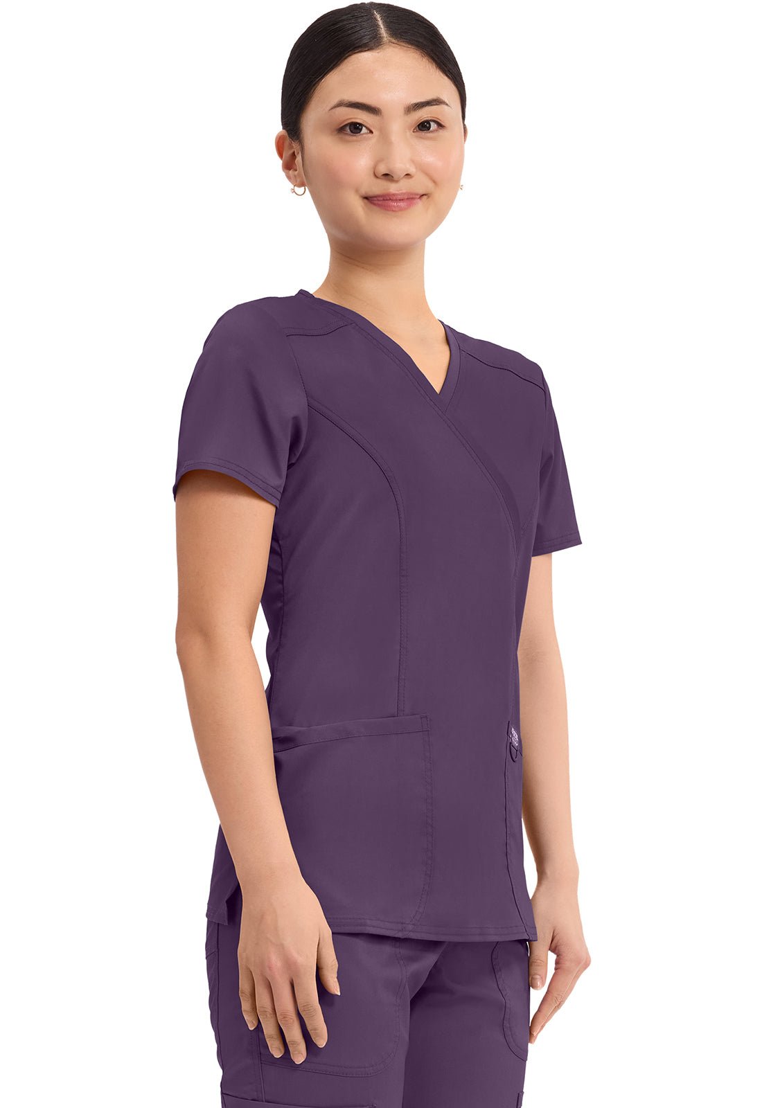 Cherokee WW Revolution Scrubs Mock Wrap Top WW610 - Scrubs Select