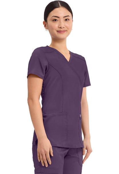 Cherokee WW Revolution Scrubs Mock Wrap Top WW610 - Scrubs Select