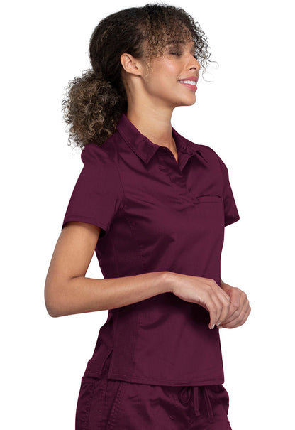 Cherokee WW Revolution Scrubs Polo Shirt WW698 - Scrubs Select