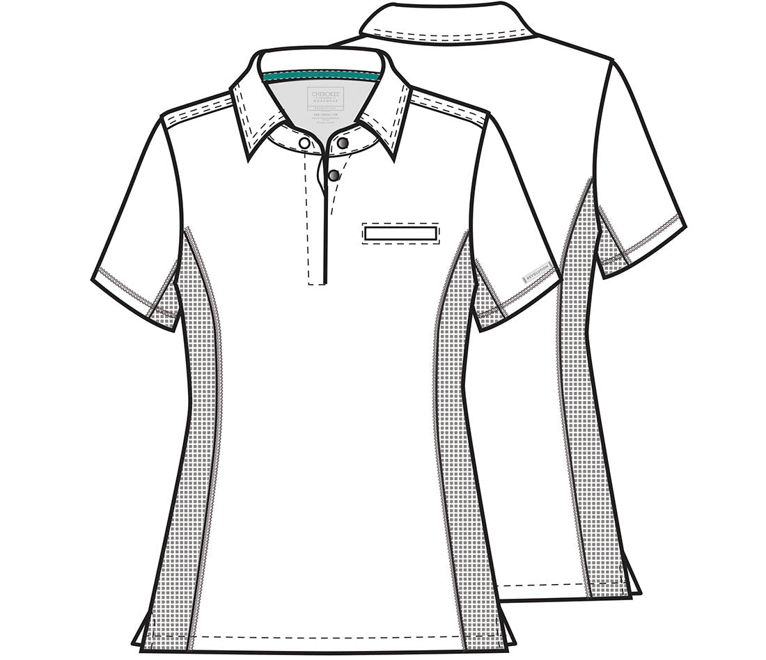 Cherokee WW Revolution Scrubs Polo Shirt WW698 - Scrubs Select