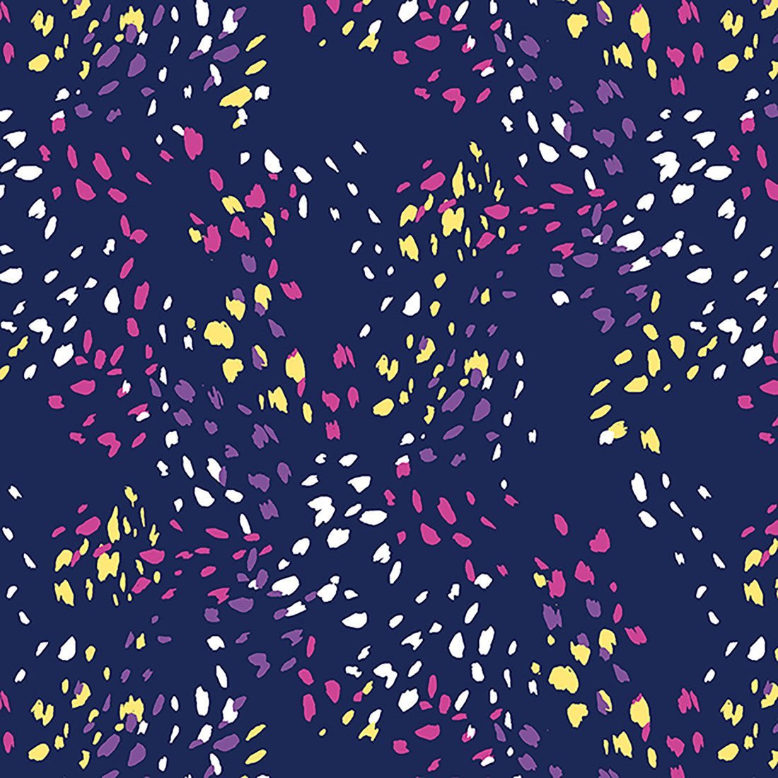 Colorful Confetti Cherokee Infinity Print Mock Wrap Scrub Top CK608 CFTT - Scrubs Select