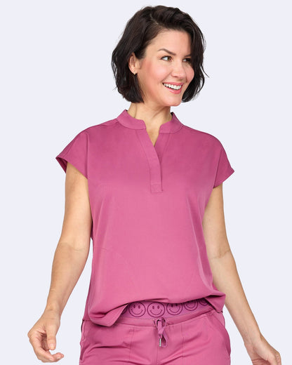 Deep Rose Zavate Top and Pant Bundle 11763080 - Scrubs Select