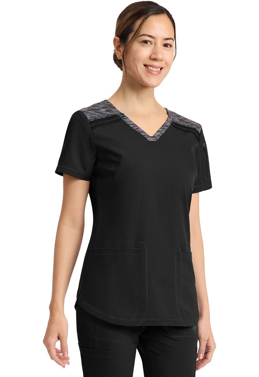 Dickes Dynamix Scrubs V Neck Top DK740 - Scrubs Select