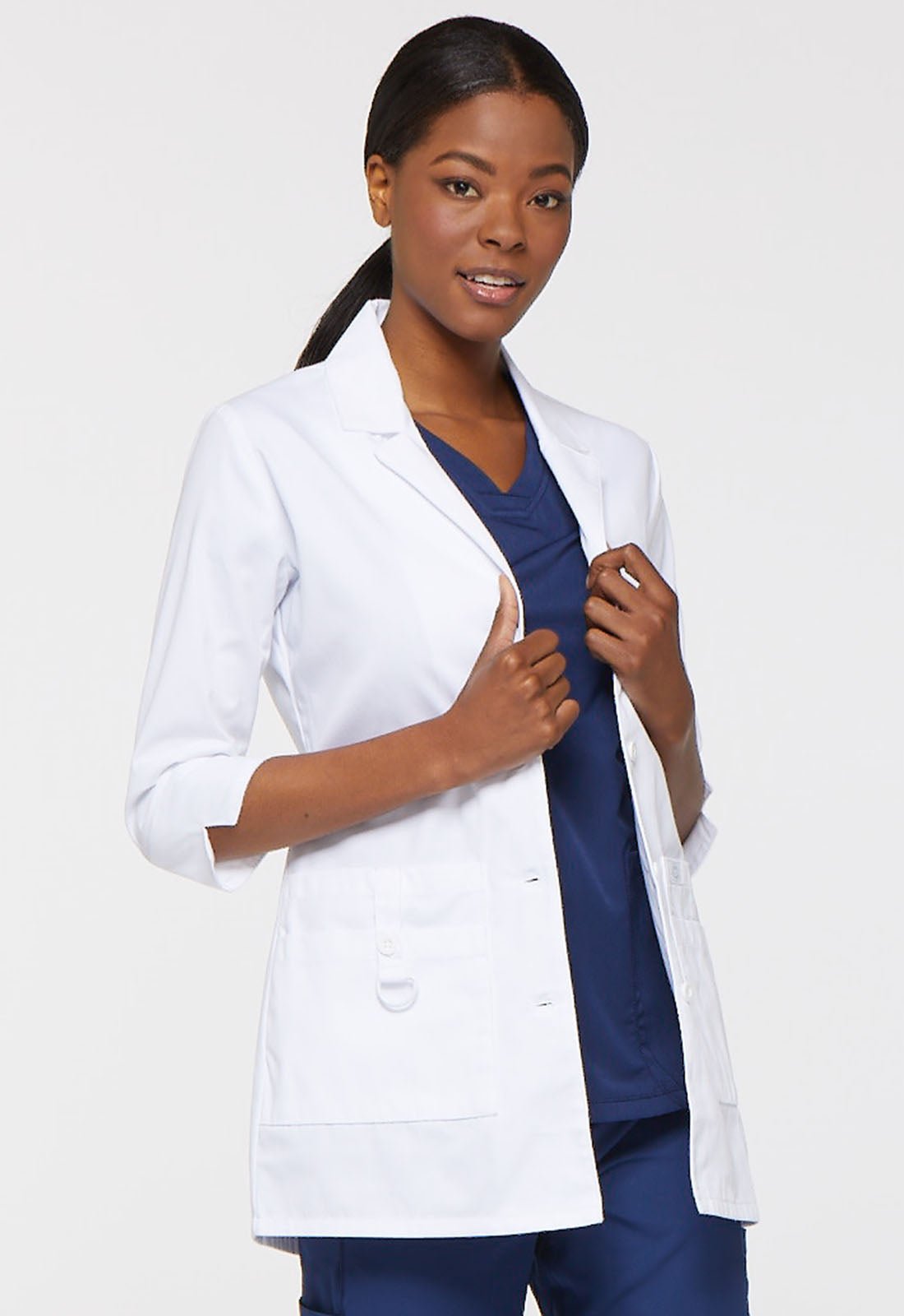 Dickies 30" Consultation 3/4 Sleeve Lab Coat 82402 - Scrubs Select