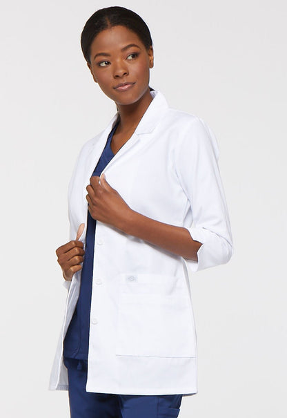 Dickies 30" Consultation 3/4 Sleeve Lab Coat 82402 - Scrubs Select