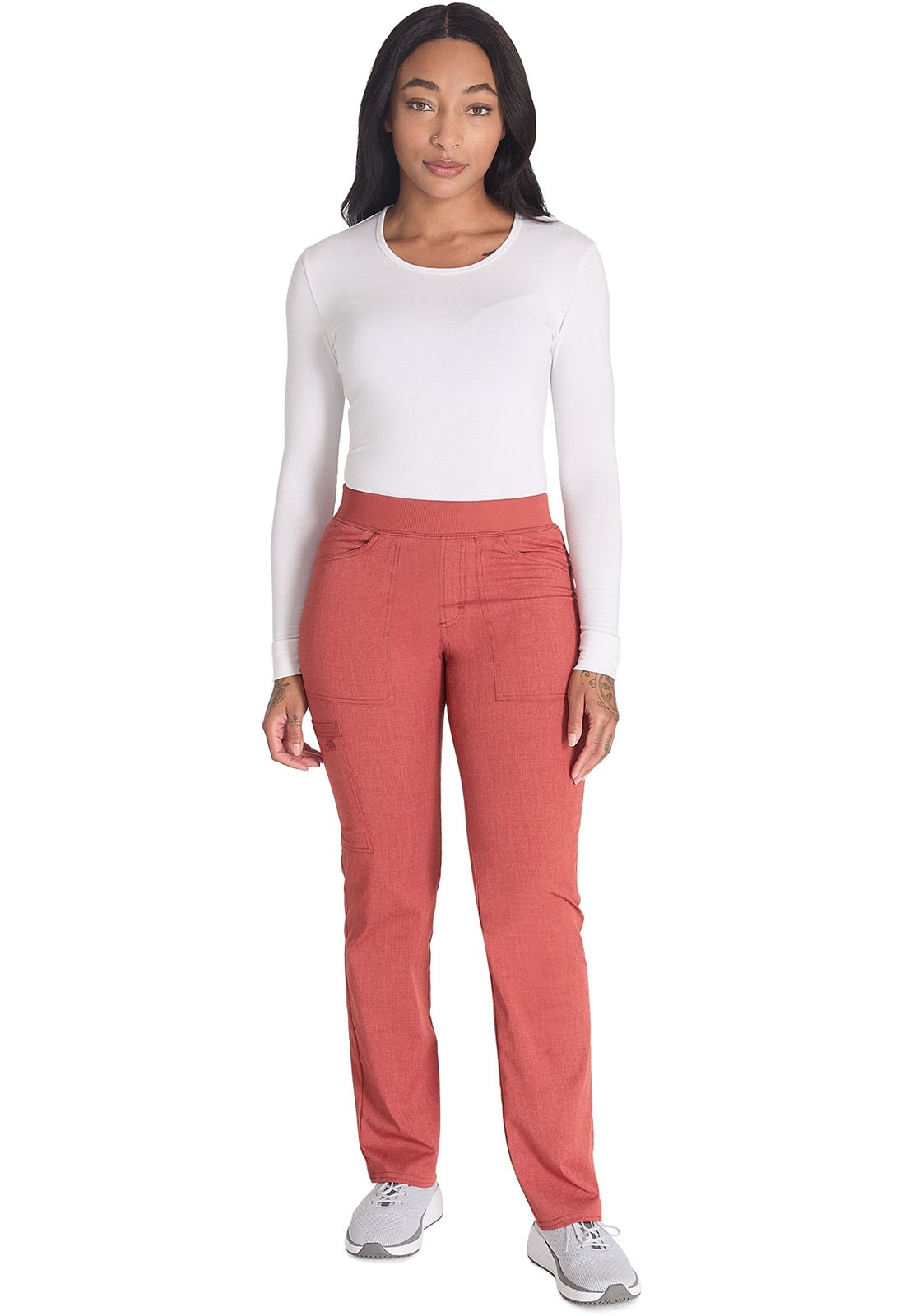 Dickies Balance Pull On Pant DK135 in Blonde, Clay, Strawberrry, Mystic Peach - Scrubs Select