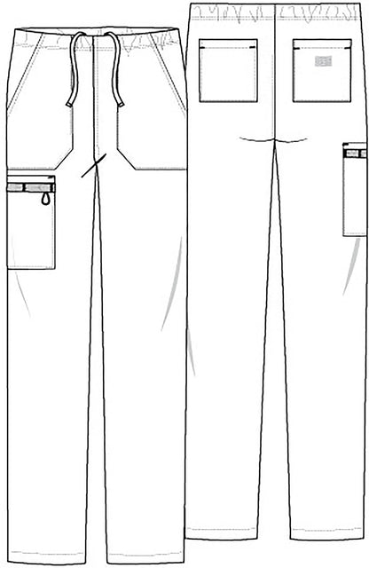 Dickies EDS Essentials Scrubs Unisex Natural Rise Pant DK019 - Scrubs Select