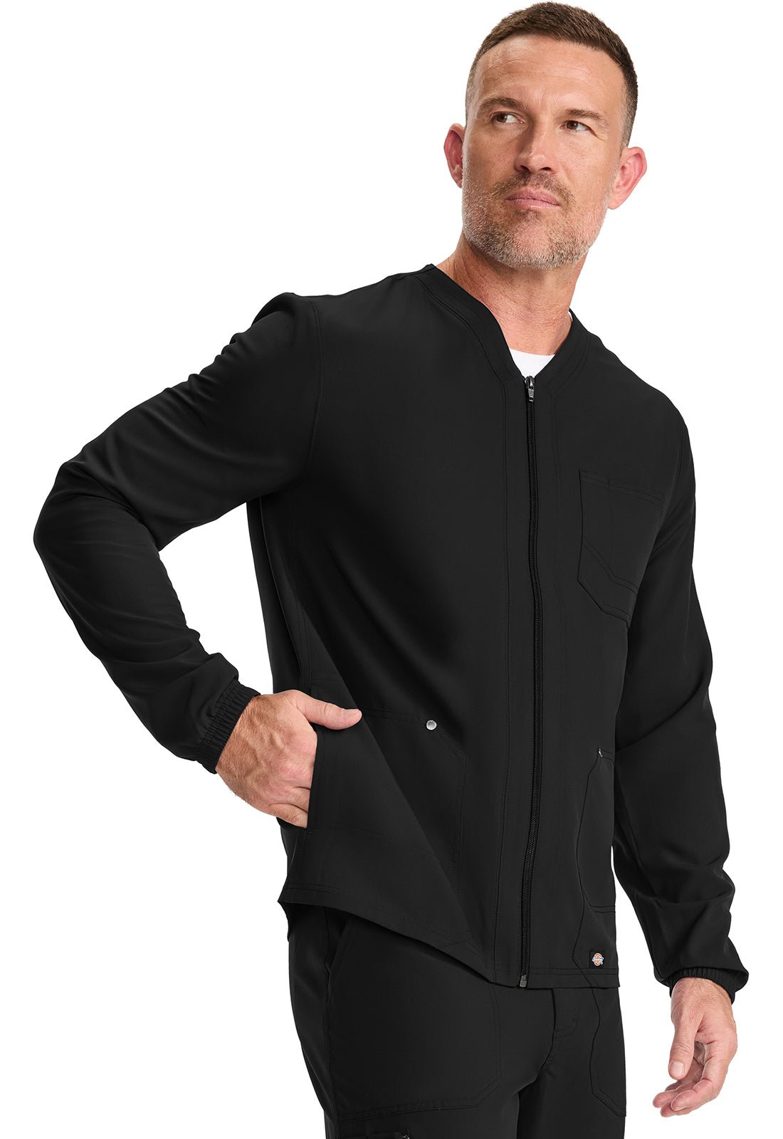 Dickies EDS NXT Scrubs Men's Zip Front Jacket DK323 - Scrubs Select