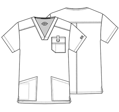 Dickies EDS Signature Scrubs Men's V Neck Top 81906 - Scrubs Select