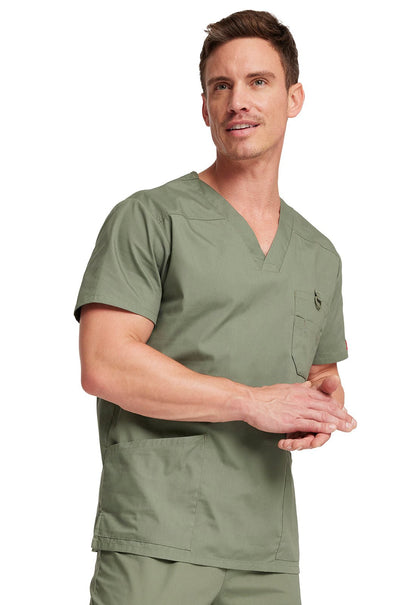 Dickies EDS Signature Scrubs Men's V Neck Top 81906 - Scrubs Select