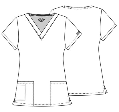 Dickies EDS Signature Scrubs V Neck Top 86706 - Scrubs Select