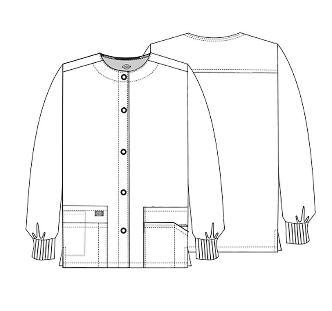 Dickies EDS Signature Scrubs Warm Up Jacket 86306 - Scrubs Select