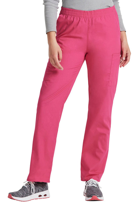 Dickies EDS Signature Tapered Leg Scrub Pull On Pant 86106 Hot Pink - Scrubs Select