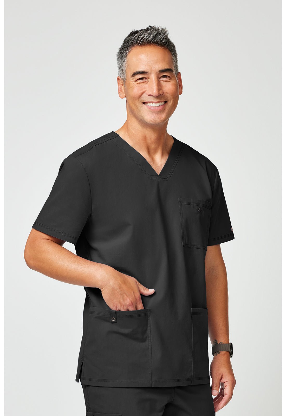 Dickies Forge Scrubs Men's V Neck Top DK859 - Scrubs Select
