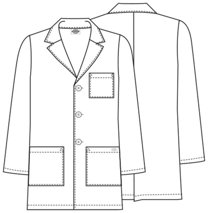 Dickies Professional Whites 31" Men's Consultation Lab Coat 81404 - Scrubs Select