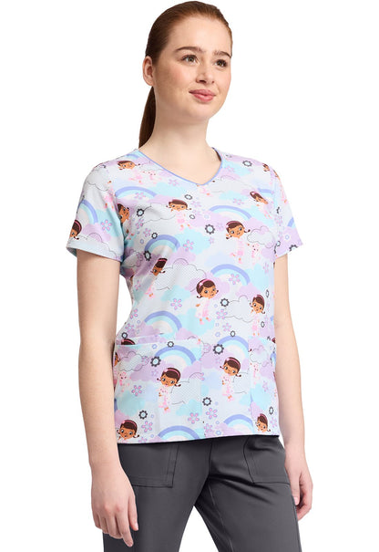 Disney V Neck Scrub Top Doc McStuffins Cherokee Tooniforms