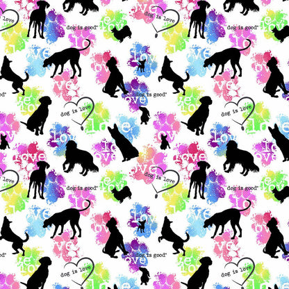 Dog Is God Cherokee Licensed V Neck Scrub Top TF796 OGIL - Scrubs Select