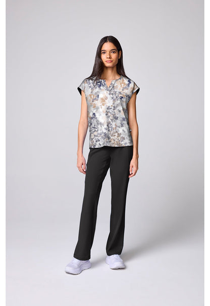 Drops Of Dew Healing Hands Print Scrub V Neck Top HH00020 DRPD - Scrubs Select