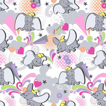 Dumbo Cherokee Tooniforms Disney V Neck Scrub Top TF614 DUSK - Scrubs Select