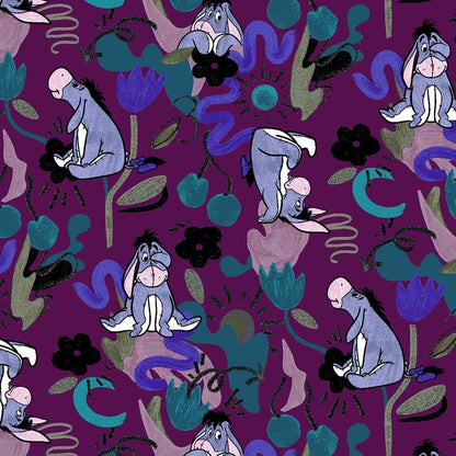 Eeyore Cherokee Tooniforms Disney Winnie The Pooh V Neck Scrub Top TF614 PHLD - Scrubs Select