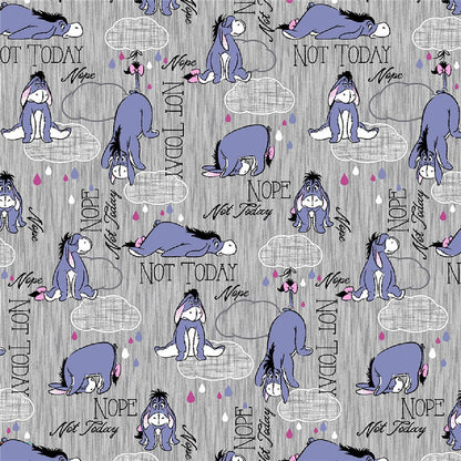 Eeyore Tooniforms Licensed Disney Winnie The Pooh V Neck Scrub Top TF797 PHNT - Scrubs Select