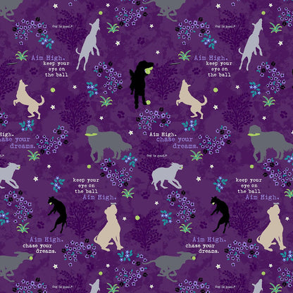 Eye On The Ball Tooniforms Dog Is Good V Neck Scrub Top TF626 OGEB - Scrubs Select