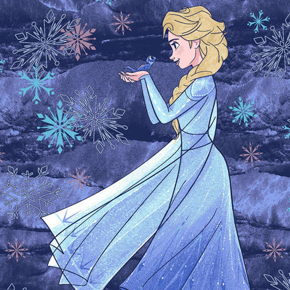 Frozen Tooniforms Disney Licensed V Neck Scrub Top TF639 FZUIC - Scrubs Select