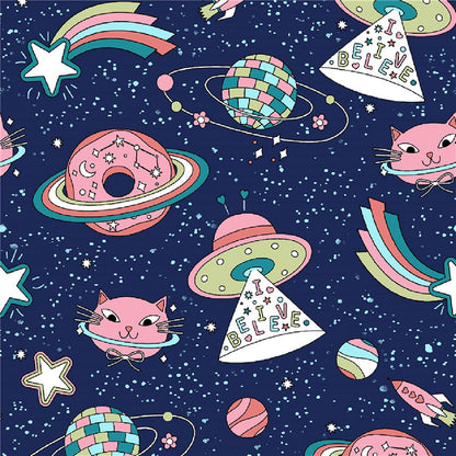 Groovy Galaxy Cherokee Scrubs Print V Neck Top CK856 GVGY - Scrubs Select