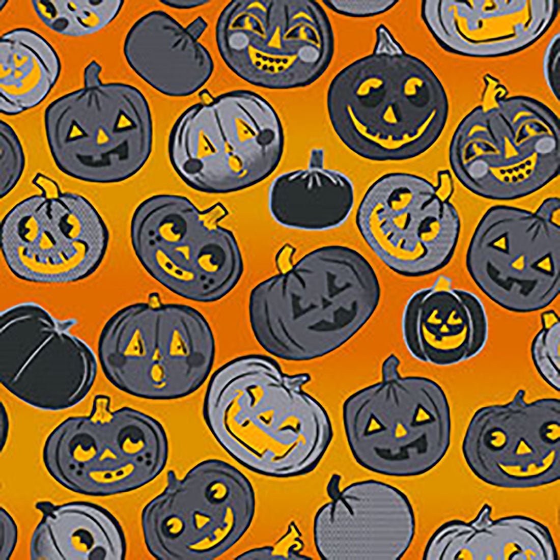 Happy Pumpkins Cherokee Print Unisex V Neck Scrub Top CK691 HPPK - Scrubs Select