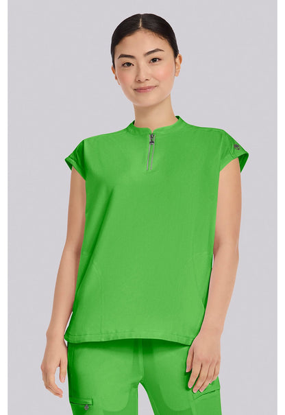 Healing Hands 360 Scrubs Sandy Mandarin Collar Top 2286 - Scrubs Select