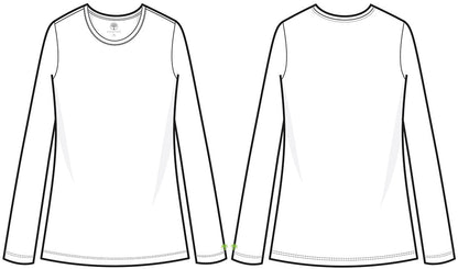 Healing Hands Knits Melissa Long Sleeve Knit Scrubs Tee 5047 - Scrubs Select