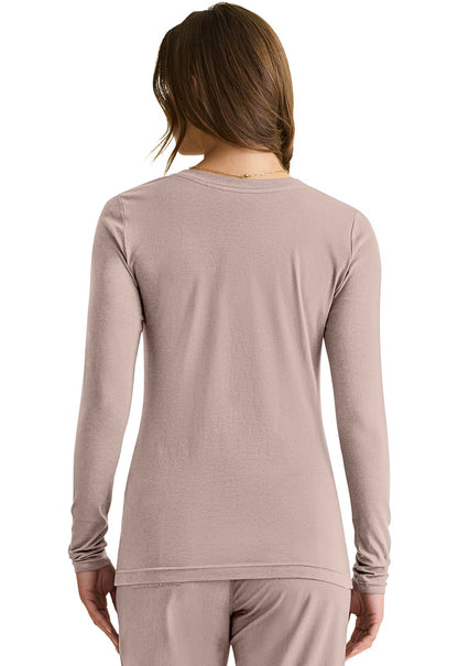 Healing Hands Knits Melissa Long Sleeve Knit Scrubs Tee 5047 - Scrubs Select