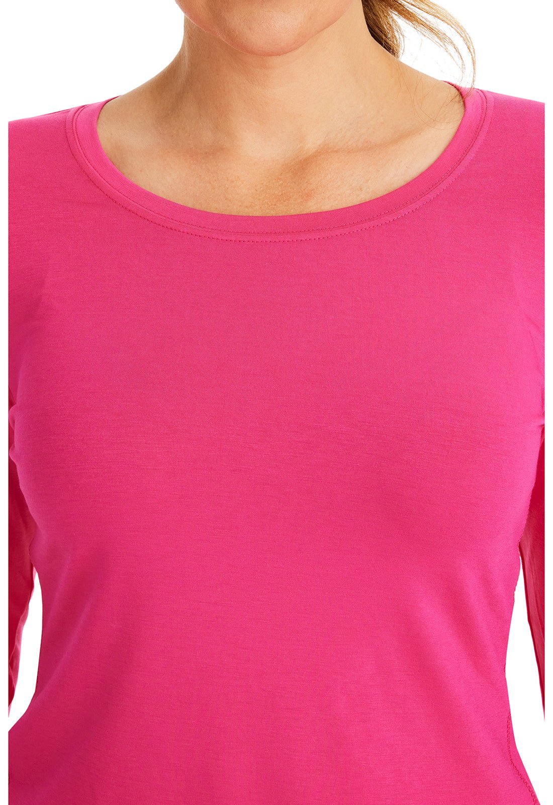 Healing Hands Knits Scrubs Mackenzie Long Sleeve Knit Tee Underscrubs 5051 - Scrubs Select