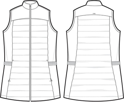 Healing Hands Lifestyle Scrubs Khloe Quilted Vest HH500F - Scrubs Select