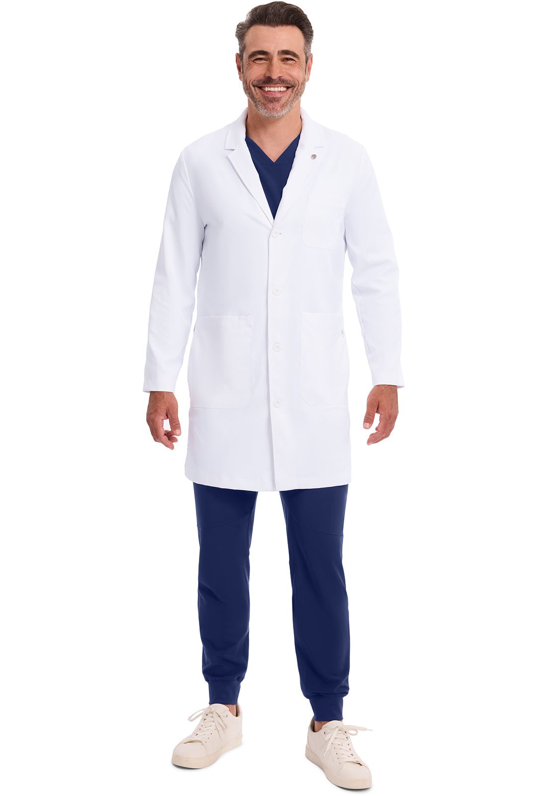 Healing Hands Luke Mens 41.25" Lab Coat 5151T TALL - Scrubs Select