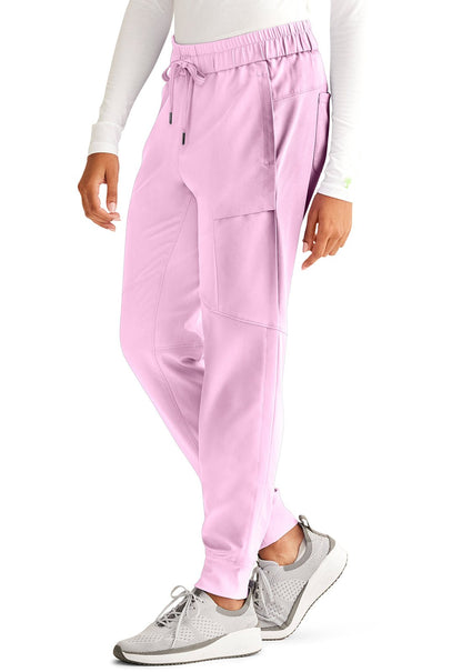 Healing Hands Naya Scrub Jogger Pant 9156 in Ballet Slipper, Cyber Violet, Silver - Scrubs Select