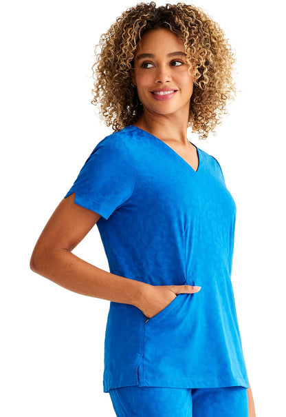 Healing Hands Purple Label Jolie V Neck Scrub Top HH601 - Scrubs Select