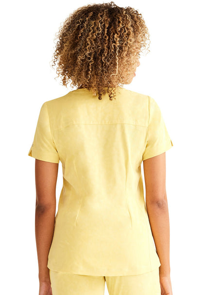 Healing Hands Purple Label Jolie V Neck Scrub Top HH601 Marigold - Scrubs Select