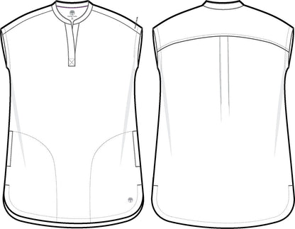 Healing Hands Purple Label Scrubs Camo Journey Mandarin Collar Top 2352 - Scrubs Select